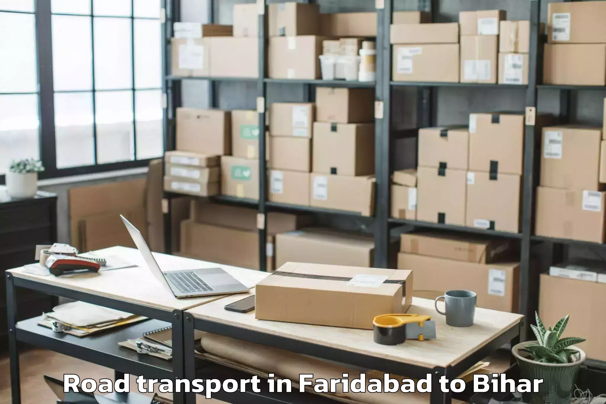 Faridabad to Sahebganj Muzaffarpur Road Transport